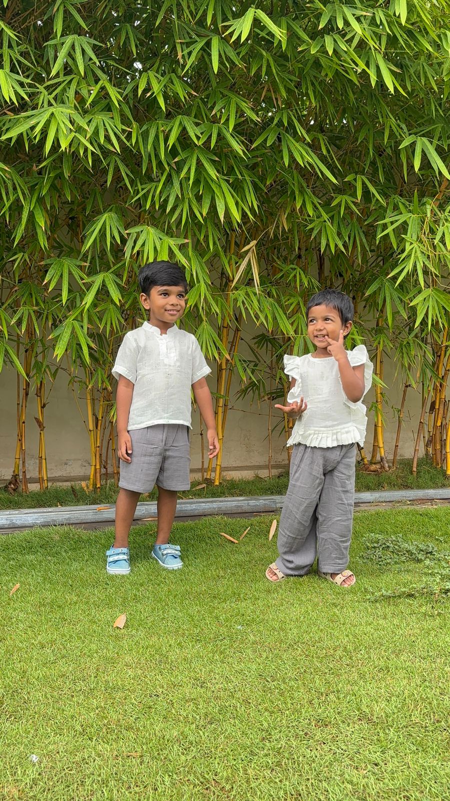 Girls Muslin pant set