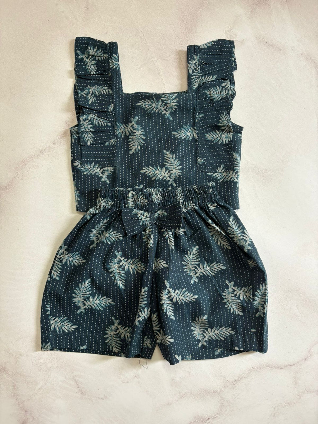 Crop top and shorts set