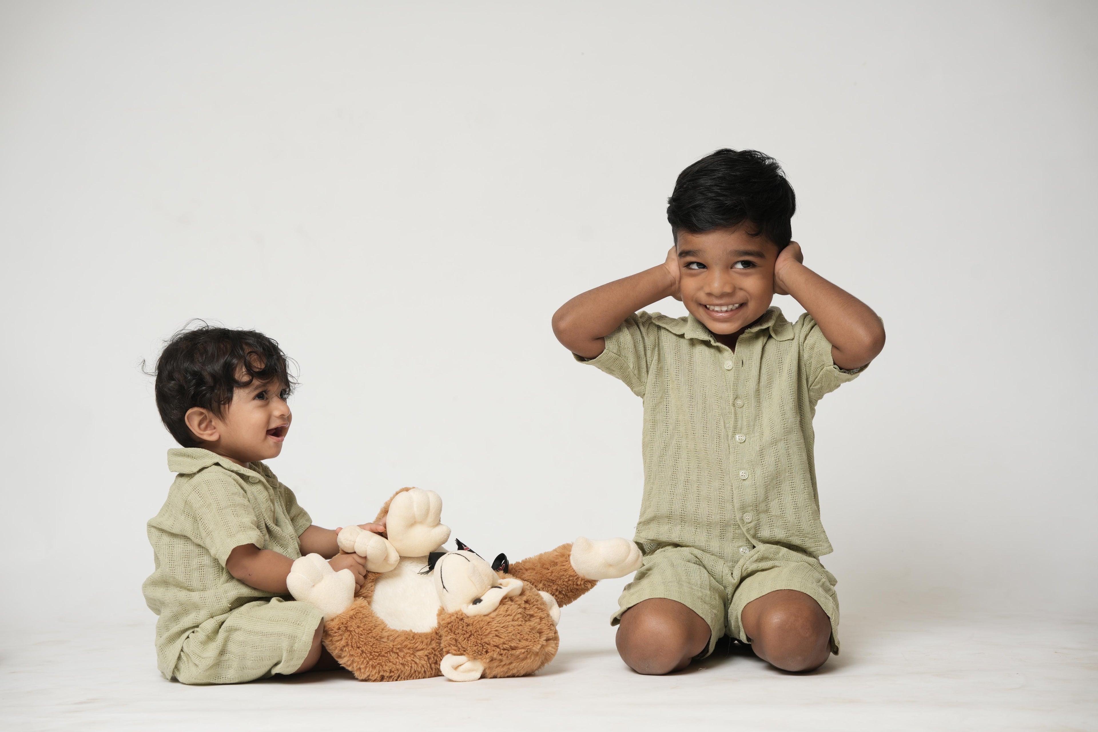 Pastel green boys coords