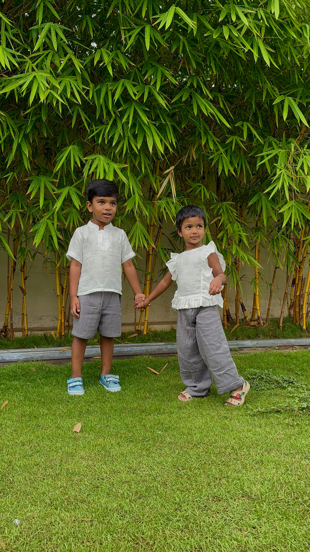 Girls Muslin pant set