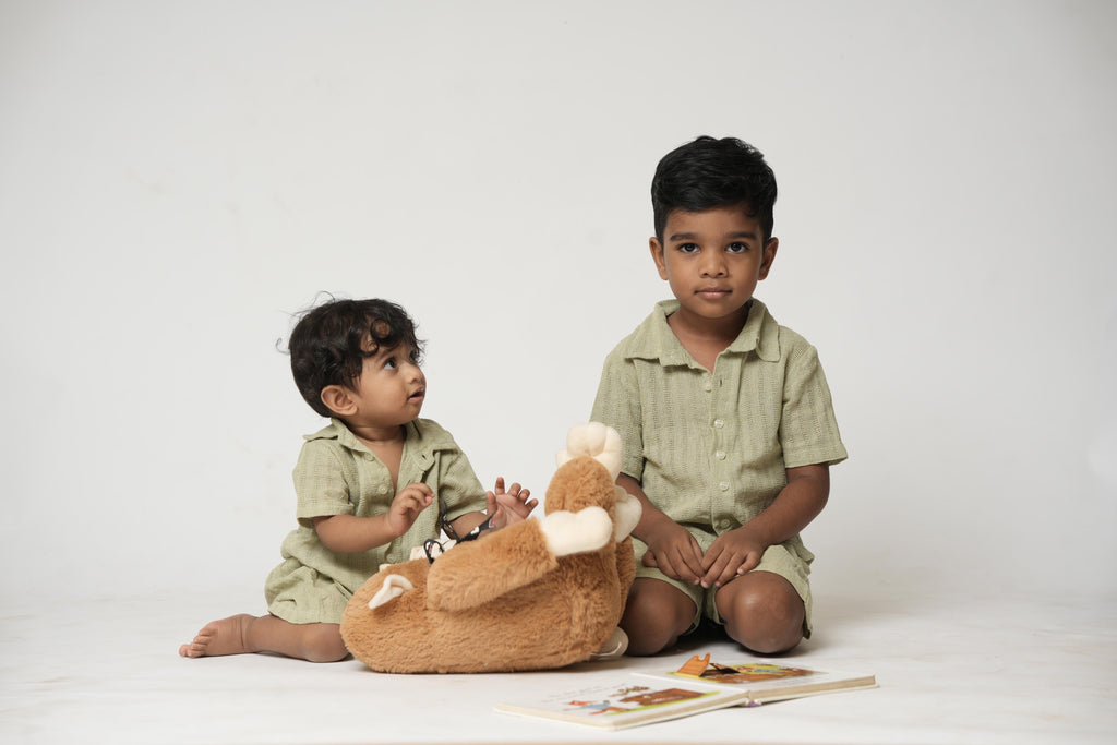 Pastel green boys coords