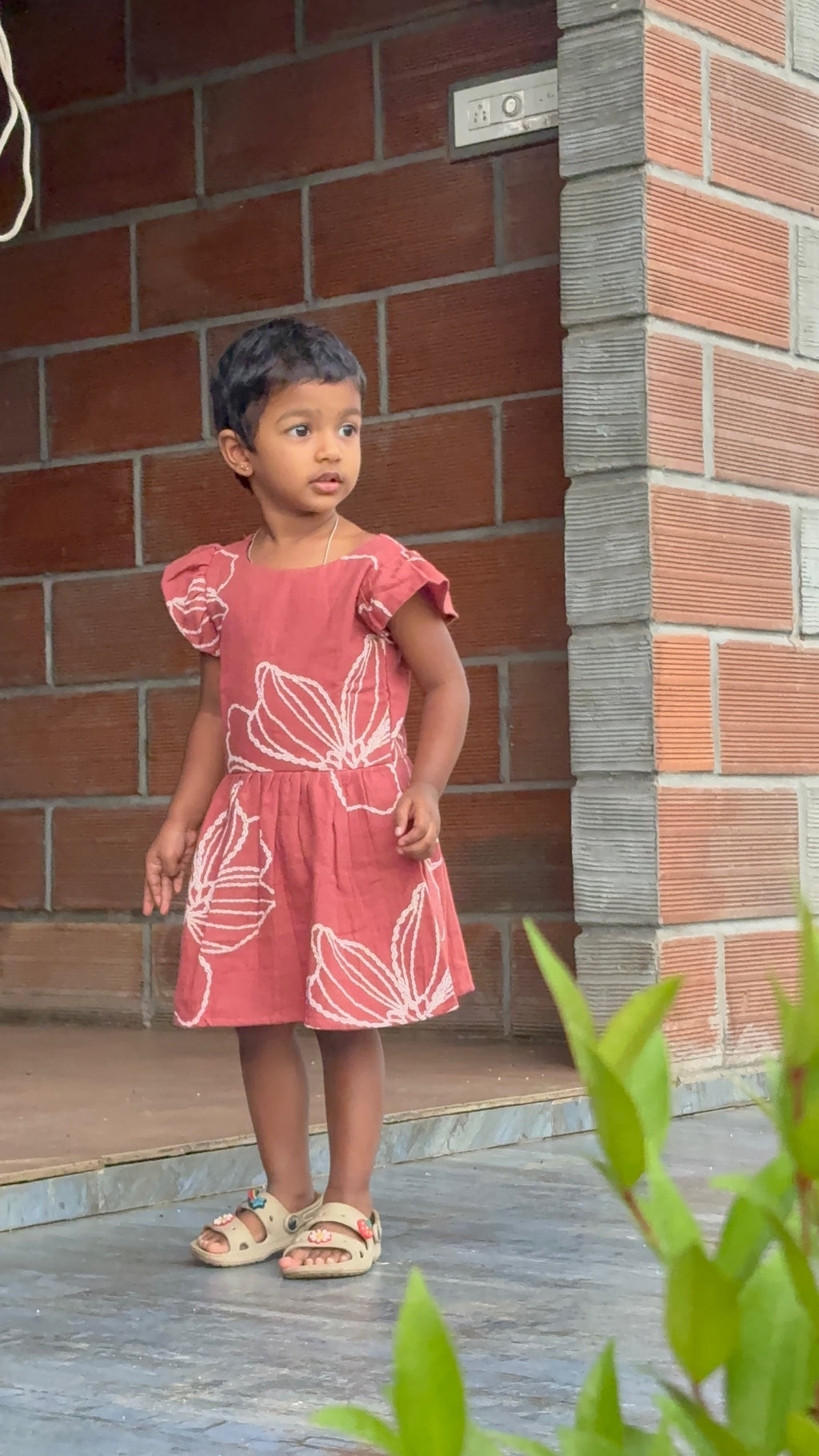 Girls cotton frock